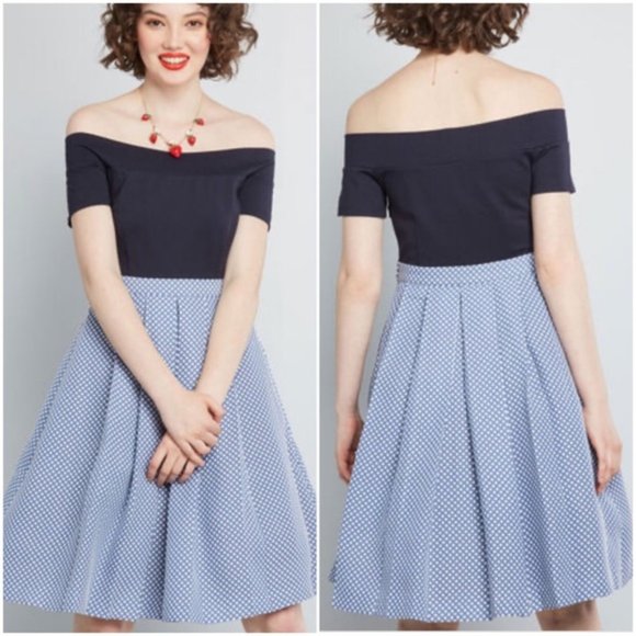 Modcloth Dresses & Skirts - MODCLOTH Double the Lovely A-Line Dress S